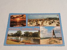 #R64-2 Ansichtskarte Postkarte Cuxhaven-Döse Sonnenuntergang Am Strand Kugelbake