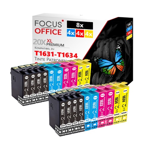 20x patronen für epson 16xl - patronen,