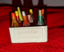 Kinder-Kaufladen Zubehör Getränkekiste  Spezialbier Goldköpfchen DDR 1960iger