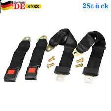 2x Sicherheitsgurt Beckengurt Sitzgurt 2 Punkt Statik Stapler Bus LKW Auto Pkw 