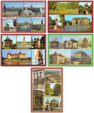 5 Stück DDR Ansichtskarten / Postkarten Dresden & Umgebung - unbeschrieben