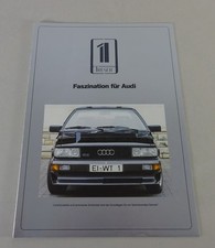 Prospekt / Broschüre Audi 80 Quattro by Treser 160 PS, 200 PS, 250 PS