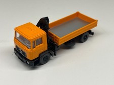 3 Seitenkipper mit Kran, MAN  , Wiking 1153