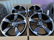4 Alufelgen Neu Typ Audi Rotor 19 " Schwarz Audi A5 A6 Q3 Q5 A7 A5 Tt
