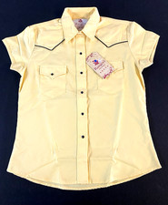Ranger's Woman Westernbluse Gr. M gelb NEU Western Hemd Cowgirl Fans Bluse
