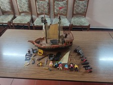 PLAYMOBIL 3750 Piratenschiff 1990 mit Zubehör Selten