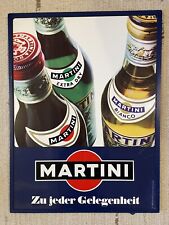Dekoratives MARTINI Blechschild "Martini zu jeder Gelegenheit" Martini Reklame