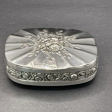 800er Silber Pillendose