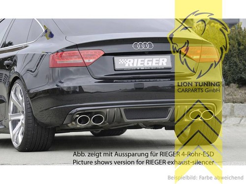 Rieger heckansatz heckspoiler - heckansatz,