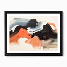 Erleichtert Kunstdruck gerahmt