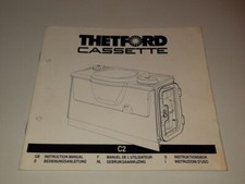 Bedienungsanleitung für Thetford Cassette C2 - Wohnwagen Toilette Oldtimer 