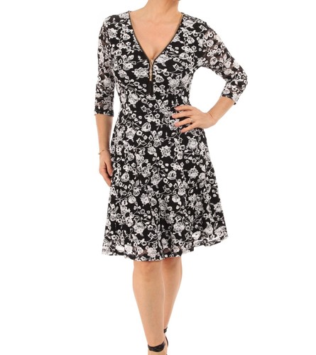Blue banana skaterkleid - blue,