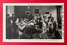 Militär AK MITAU in Lettland 1. WK 1916 Lesezimmer des Soldatenheims  ( 156573