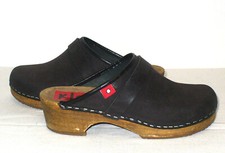 Klox ~ Damen Pantoletten / Holz Clogs ~ Gr. 37 ~ blau