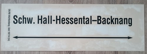 Zuglaufschild cm - zuglaufschild,