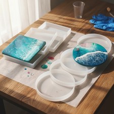 Untersetzer Silikonform Set 8