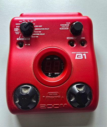 Zoom bass multieffektgerät - b1, bass-multieffektgerät