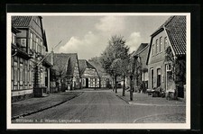 Stolzenau a. d. Weser, Ansichtskarte, Blick in die Langestraße 