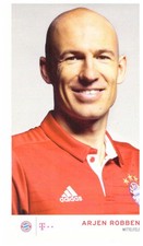 Autogrammkarte FC Bayern München 2016/17 Nr. 10 - Arjen Robben