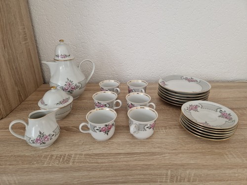 Elegantes kaffeeservice mit - elegantes,