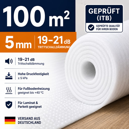 Trittschalldämmung 5mm - , –