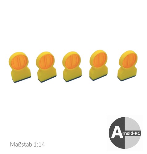 Leuchte orange stück - orange, |