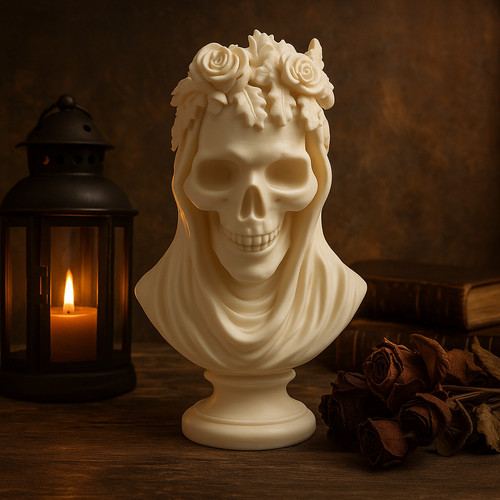 Autumn skull veil - autumn, –