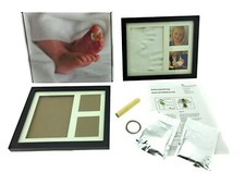 2x Gipsabdruck Set Baby Hand-