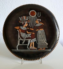ägypten kupfer teller deko - kupfer,