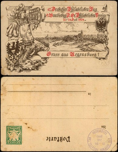 Ansichtskarte regensburg - ansichtskarte,