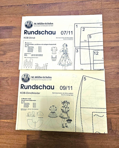 Rundschau schnittmuster - rundschau, 2x