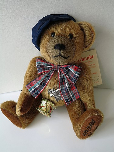 Teddy bär althans mit trommel - teddy,