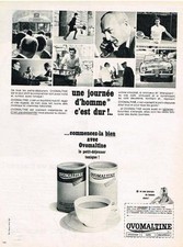 REKLAME WERBUNG 1965 OVOMALTINE Schokoladenfrühstück
