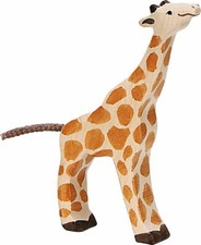 GIRAFFE klein fressend von