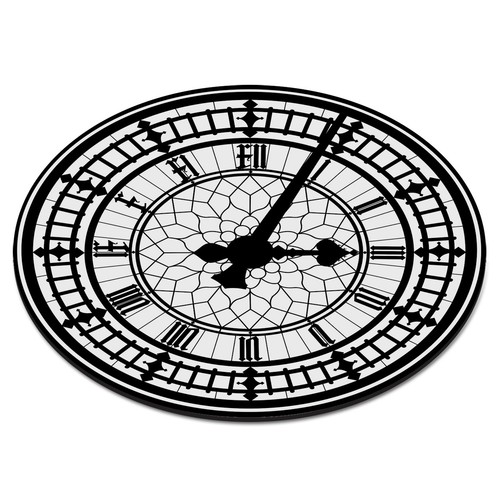 Big ben uhr - rund, pc