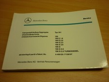 Teilekatalog Bildkatalog W 201 Mercedes Benz 190 E  1.8 2.0 2.3 2.6 , 190 D 2,5