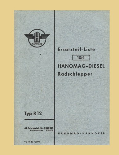 Hanomag radschlepper - r,