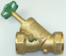 SCHLÖSSER FREISTROMVENTIL 2" IG DN50 MIT ENTLEERUNGSVENTIL SCHRÄGSITZVENTIL DVGW