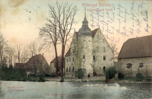 Sornitz leipzig rittergut - ak,