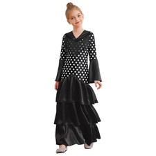 DE Kinder Flamenco Kleid