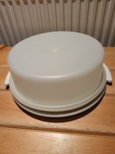 Tupperware tortenhaube beige - tortenhaube,