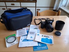 alte Filmkamera, Minolta Dynax 303si mit Zubehör,  Verkauf für den Tierschutz