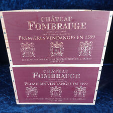 Weinkisten 2 Stck. "Chateau Fombrauge" 6er zur Deko oder Aufbewahrung      # 145