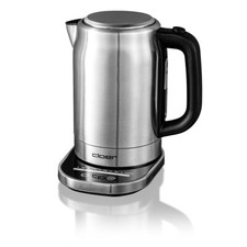 Wasserkocher mit Temperaturwahl Warmhaltefunktion LED-Display 1,7L Edelstahl