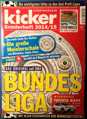 Zeitschrift kicker - zeitschrift,