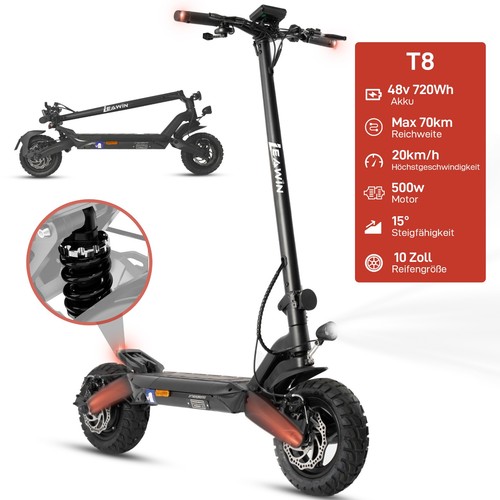 Scooter 500w - t8, 10"