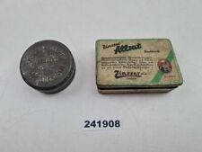 zwei Blechdosen Zinsser Allsat Knoblauch Amerikanische Vaseline weiß #241908