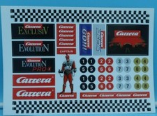 Carrera Aufkleber Carrera Evolution Exclusiv Pro X Digital Aufkleberset TOP