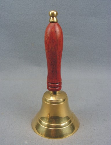 Massive messing handglocke - messing,