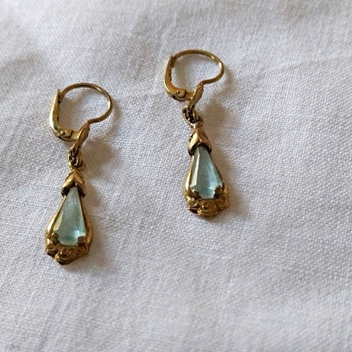 Vintage gold ohrringe - gold-ohrringe,